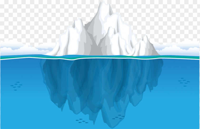 Iceberg Ocean Seawater Clip Art PNG