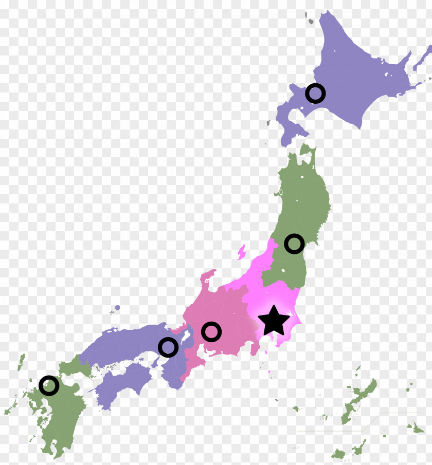 Japan World Map PNG