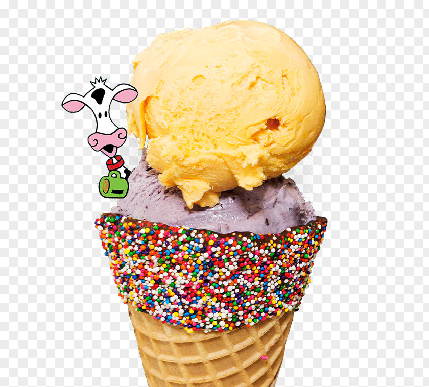 Pistachio Ice Cream Sorbet Cone Background PNG