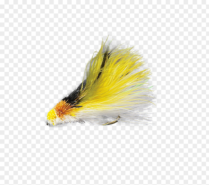 Bass Flies Silver Yellow Color Holly Fly PNG