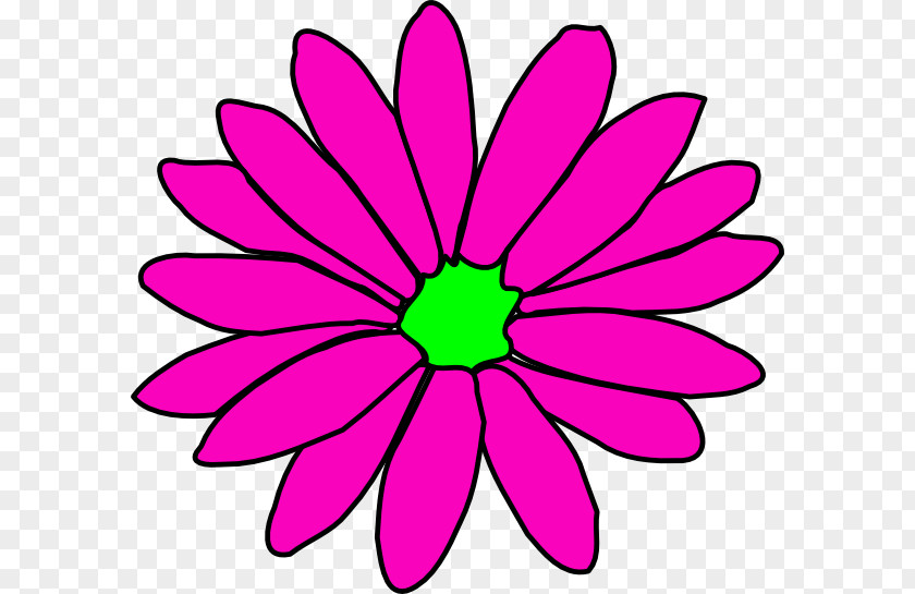 Cute Daisy Cliparts Red Flower Free Content Clip Art PNG