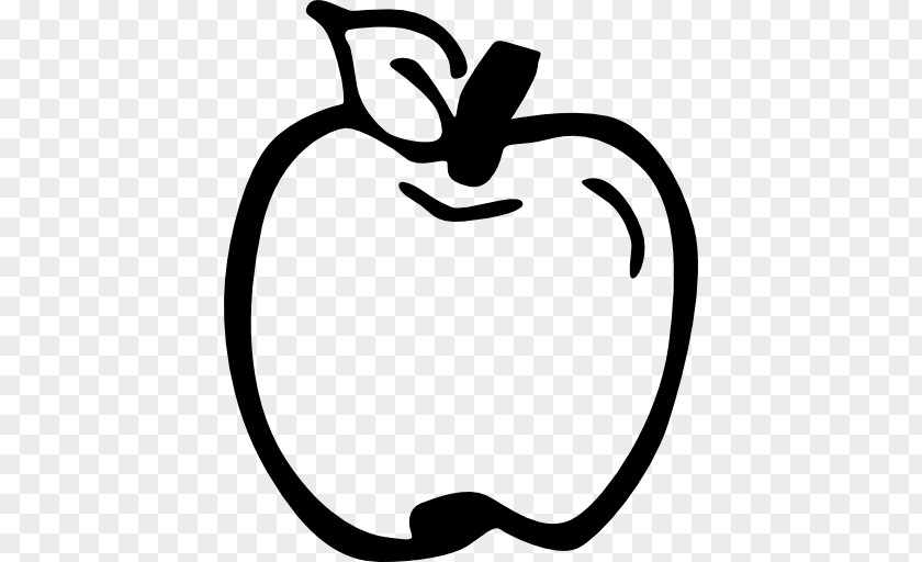 Apple Fruit Pixe;ated Drawing Clip Art PNG