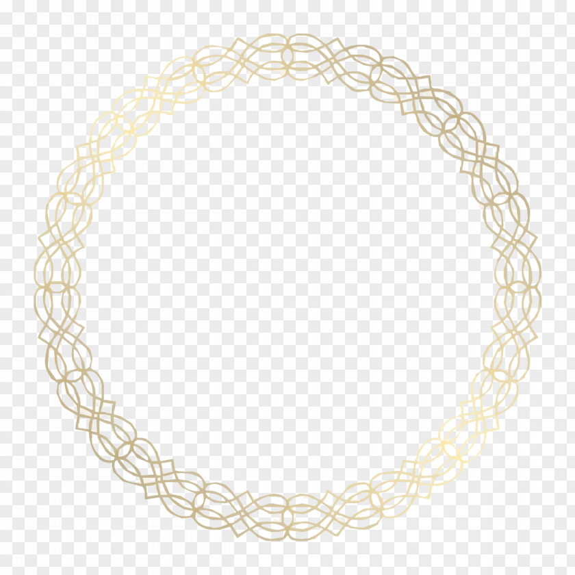 Creative Golden Shading White Circle Pattern PNG