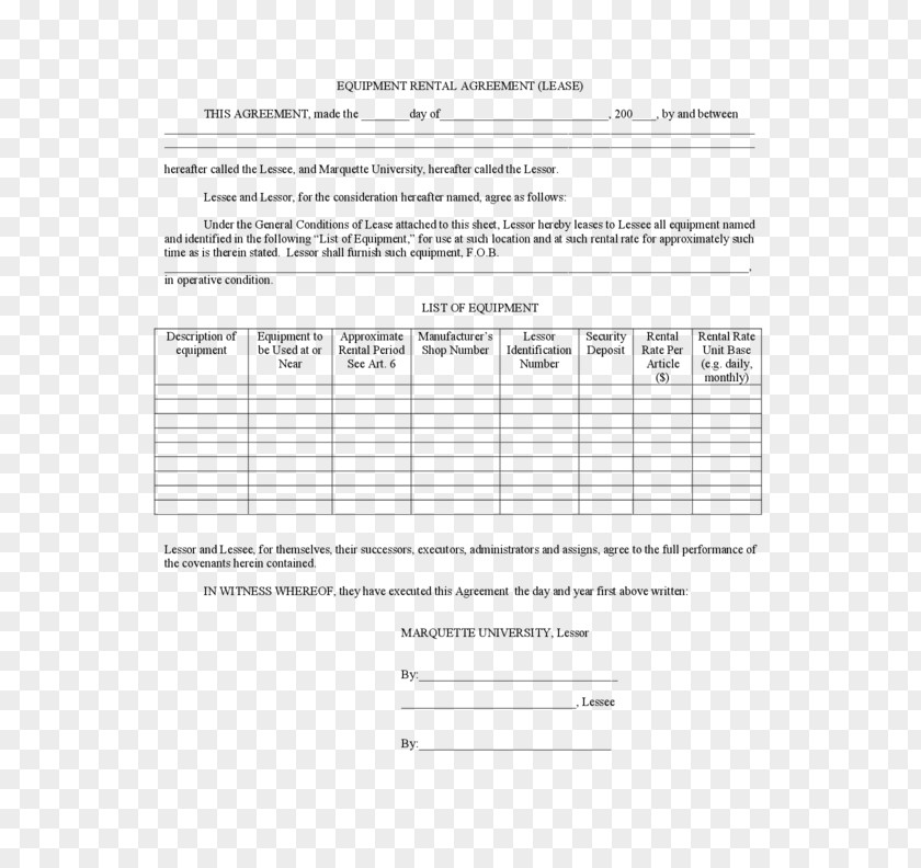 Lease Purchase Contract Rental Agreement Template Renting PNG