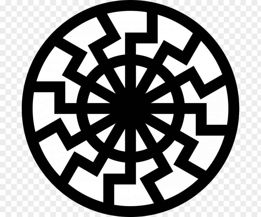 Symbol White Nationalism Black Sun Nazism PNG