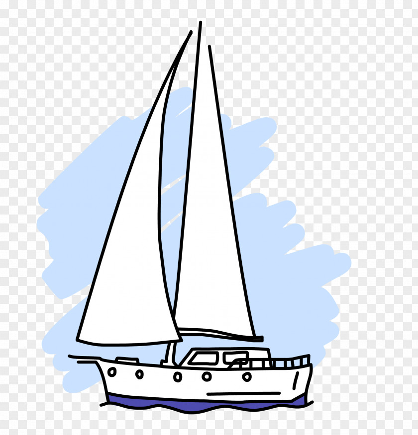 Team Building Sail Cat-ketch Concept Art PNG