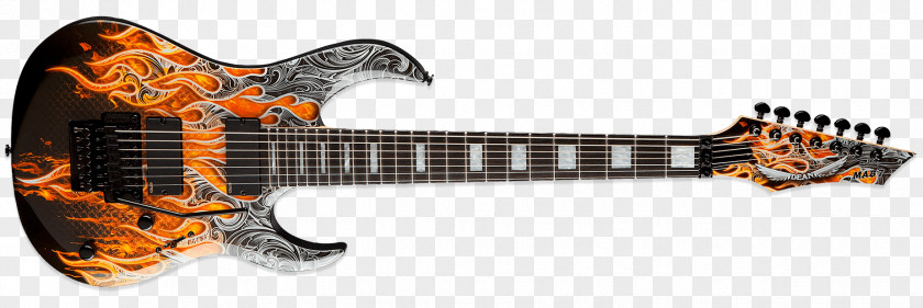 Electric Guitar Seven-string Dean Guitars Musical Instruments PNG