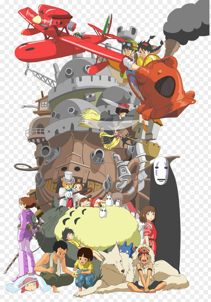 Ghibli Museum Studio Poster Anime PNG Anime, Ghibli, assorted anime character art clipart PNG