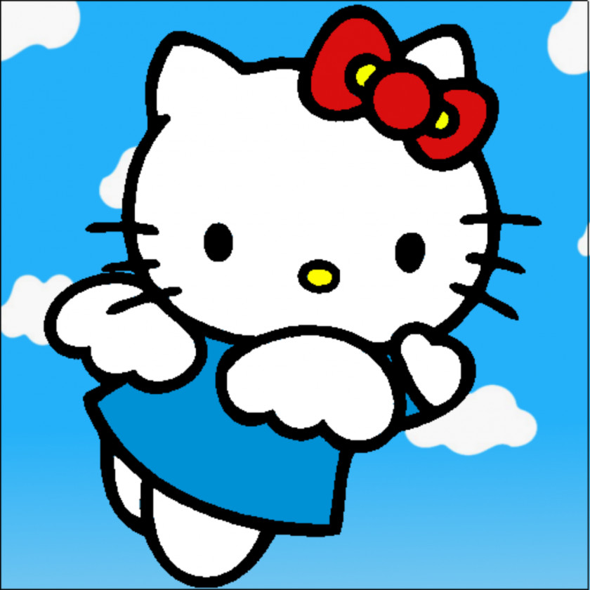 Hello Kitty Balloon Kid Character Sanrio Desktop Wallpaper PNG