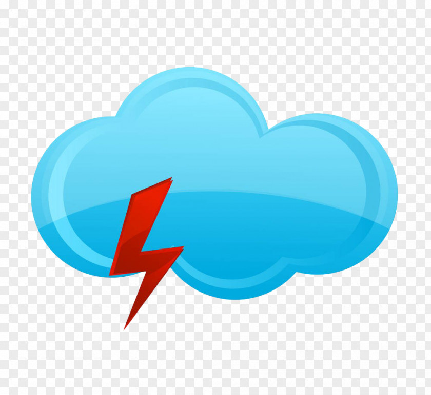 Hand Painted Blue Weather Icon Rain Cloud Symbol Drawing Illustration PNG