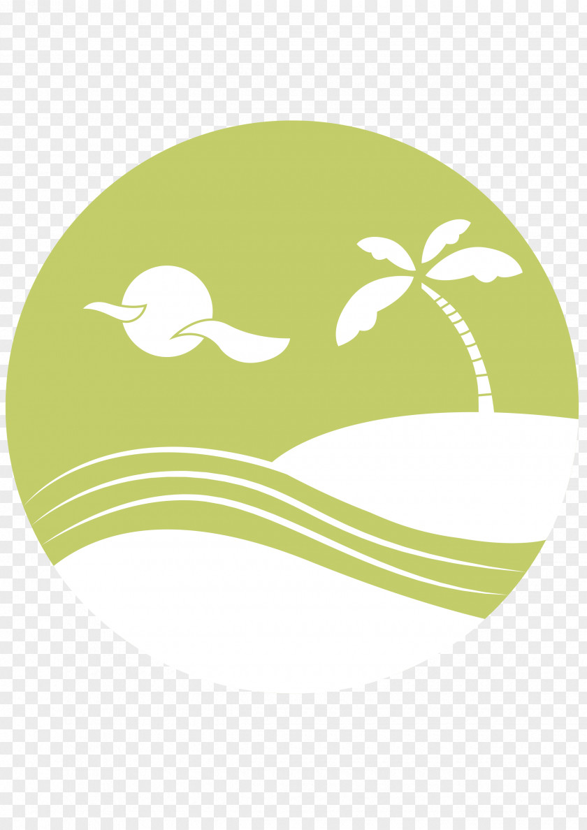 Swimming River Logo Leaf Headgear Font PNG