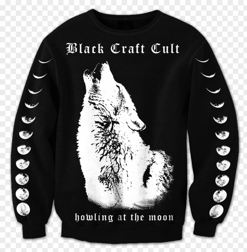 T-shirt Sweater Hoodie Blackcraft Cult Sleeve PNG