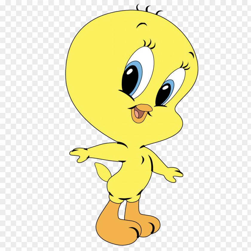 Cartoon Small Yellow Duck Tweety Daffy Sylvester Tasmanian Devil Bugs Bunny PNG