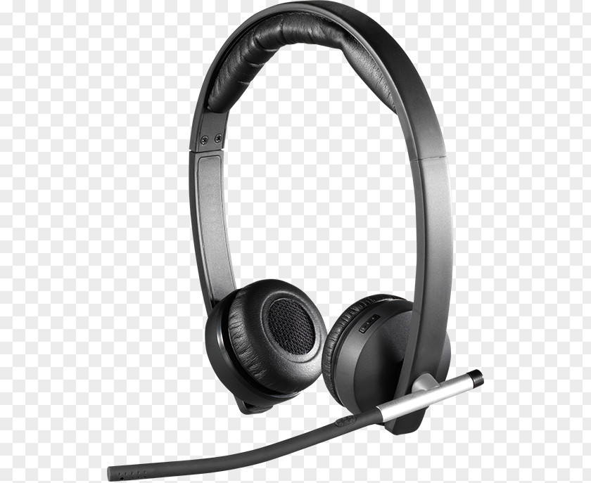 HeadsetOn-earBlack Headphones Logitech H820e H800Headphones Dual Wireless Headset Mono PNG