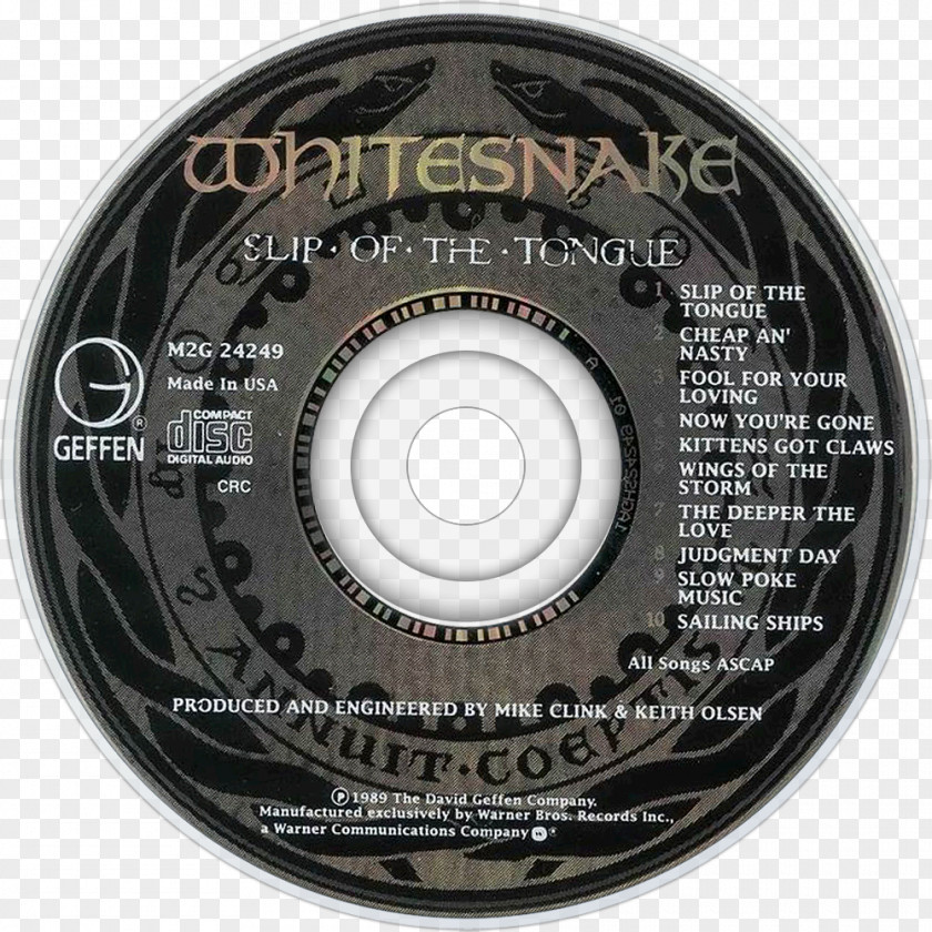 Slip Of The Tongue Compact Disc PNG