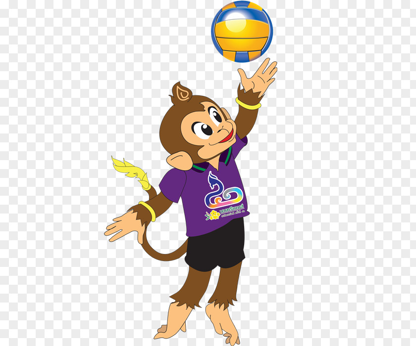 Volleyball Game Sports Competition Mascot Satit Samakkee PNG