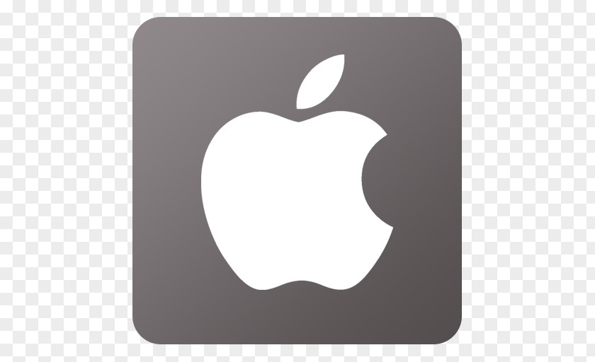 Apple Store Heart Black Font PNG