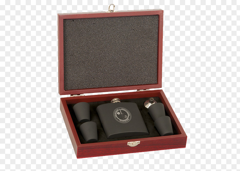 Certificate Of Authorization Hip Flask Laser Engraving Stainless Steel Box PNG