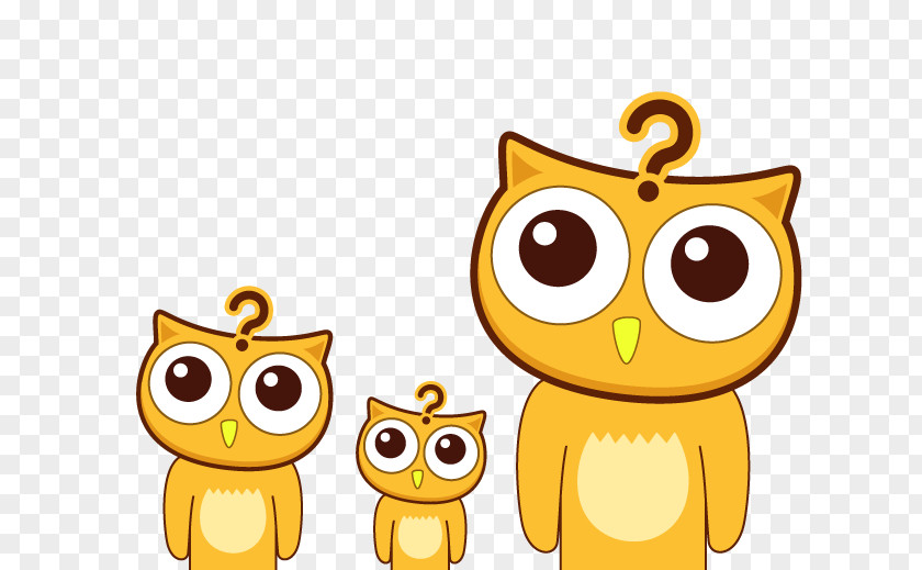 Meng Pet Cat Questions Owl Animation Icon PNG