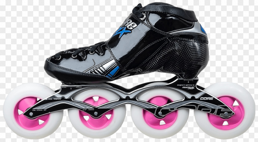Skate Shoe Powerslide Roller Skating Inline In-Line Skates PNG