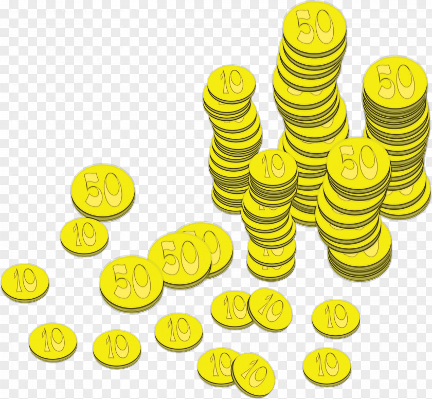 Smiley Coin Emoticon PNG