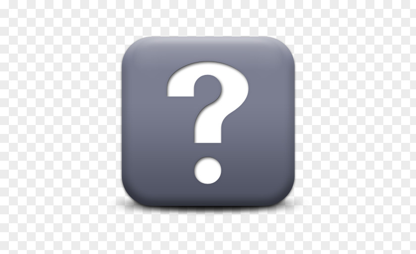 Transparent Question Mark Icon PNG