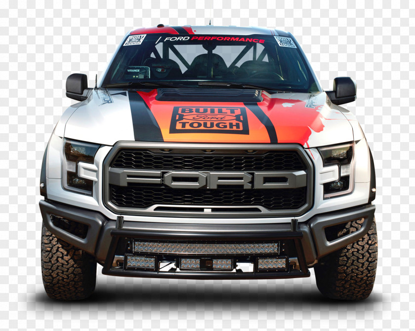 White Ford F 150 Raptor Car Front 2017 F-150 Baja 1000 F-Series PNG