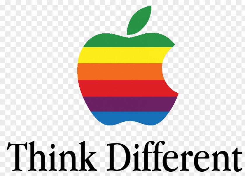 Apple Think Different Logo Graphic Design Clip Art Font Brand PNG