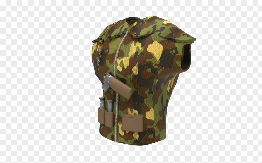 Military Camouflage Headgear PNG