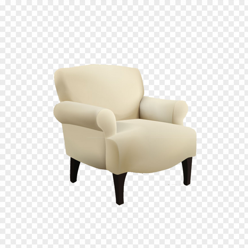 White Sofa Table Couch Club Chair PNG