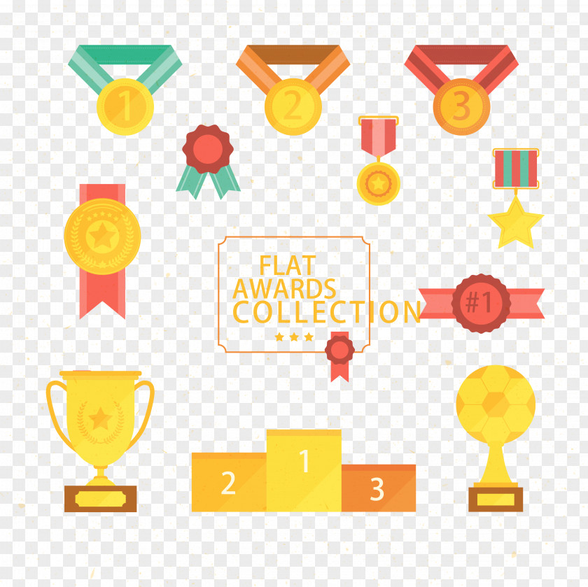 11 Gold Medals And Medal Vector Award Trophy PNG
