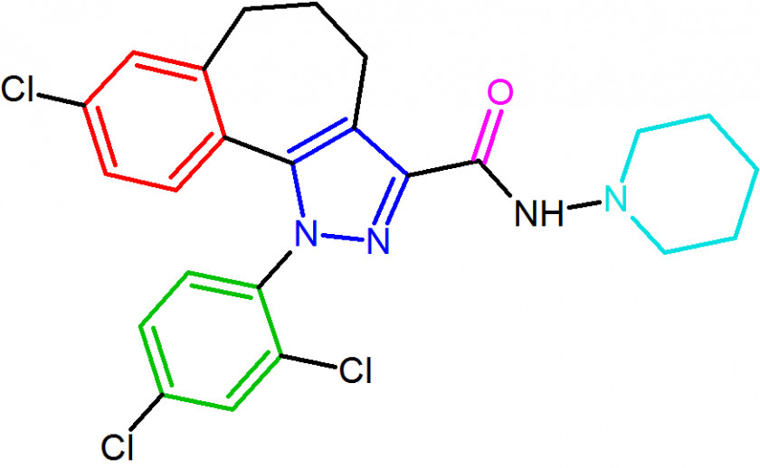 Cannabinoid Receptor Antagonist NESS-0327 Rimonabant PNG