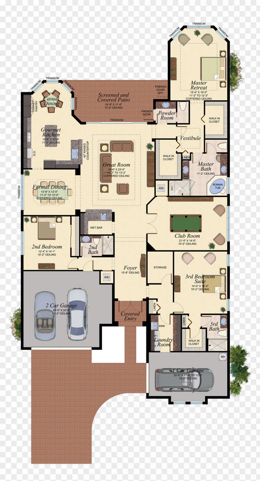 House Floor Plan G. L. Homes Of Florida Corporation PNG