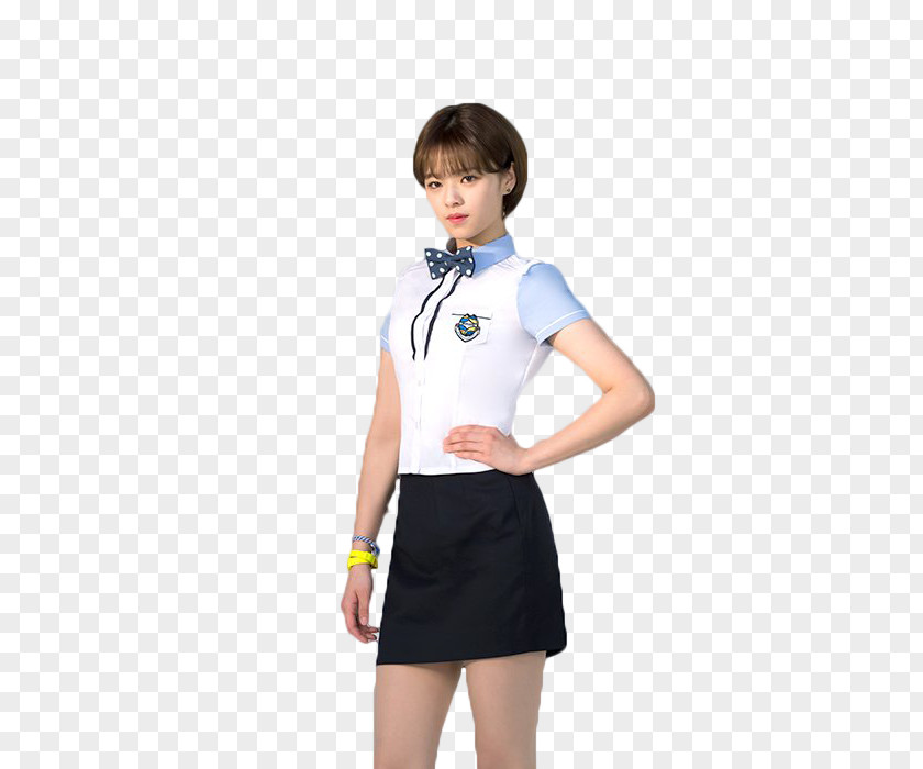 Jungyeon Twice JEONGYEON Digital Art School Uniform Pixel Ты узнаешь её PNG