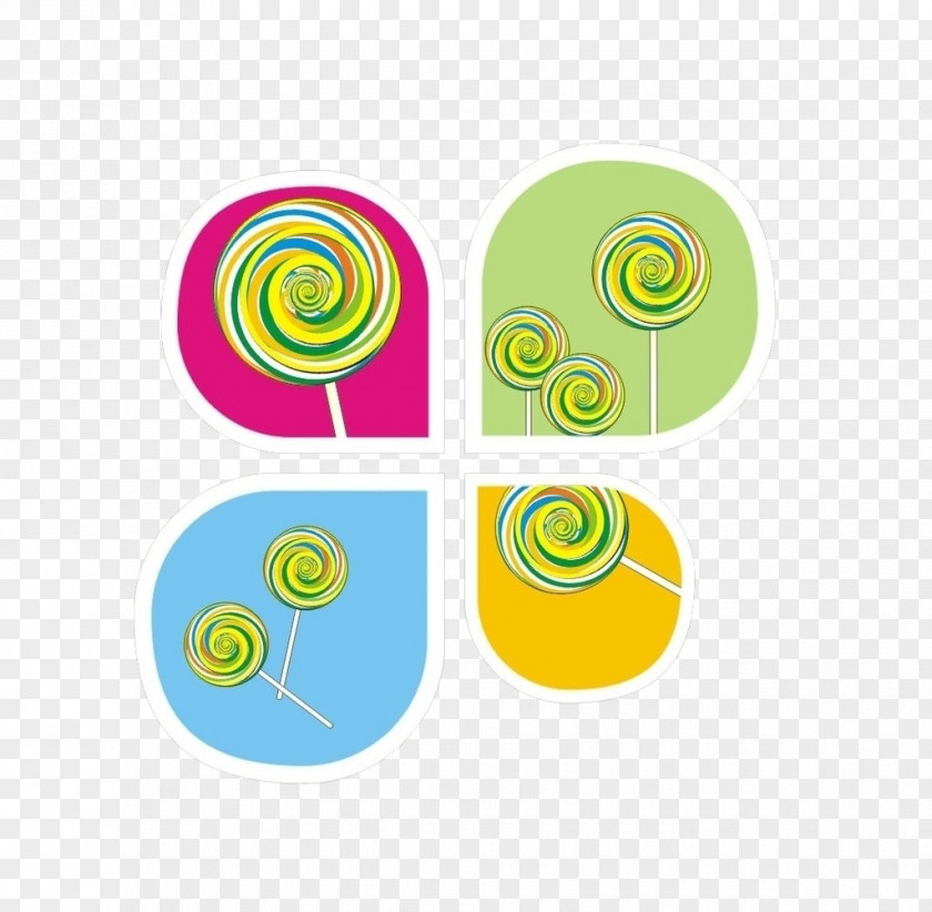 Lollipop Decorative Pattern Graphic Design Clip Art PNG