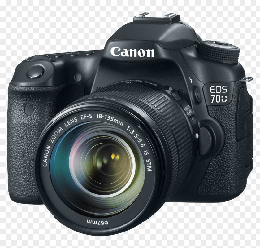 Camera Canon EOS 80D EF-S 18–135mm Lens 6D Mount EF PNG