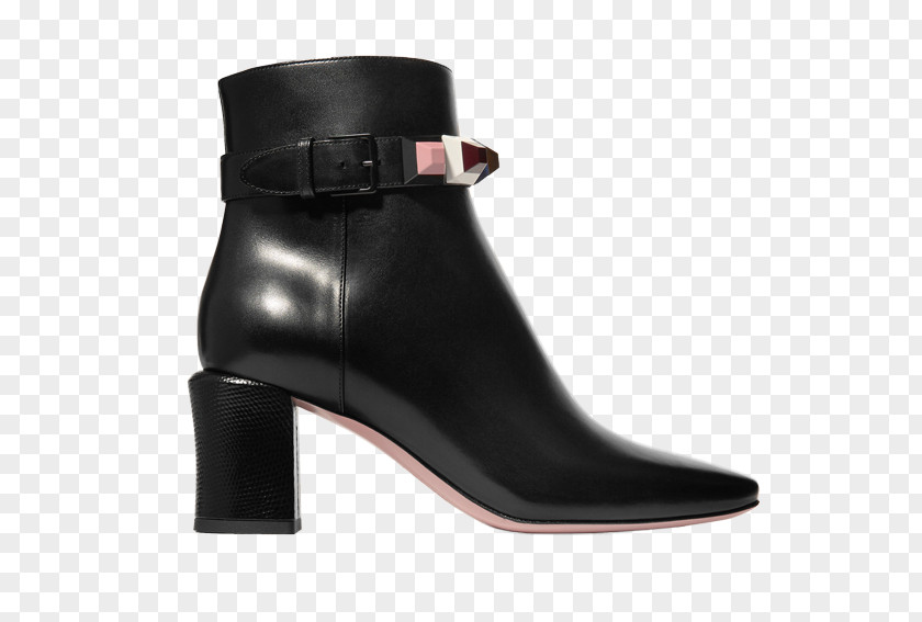 Fashion Boot Riding Leather Heel Botina Shoe PNG