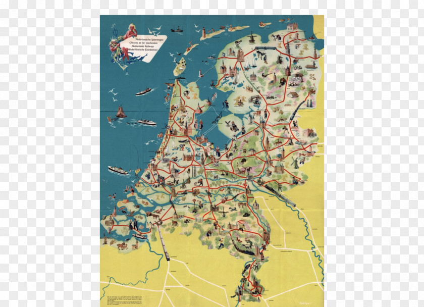 Map Rail Transport Train Nederlandse Spoorwegen Breda PNG