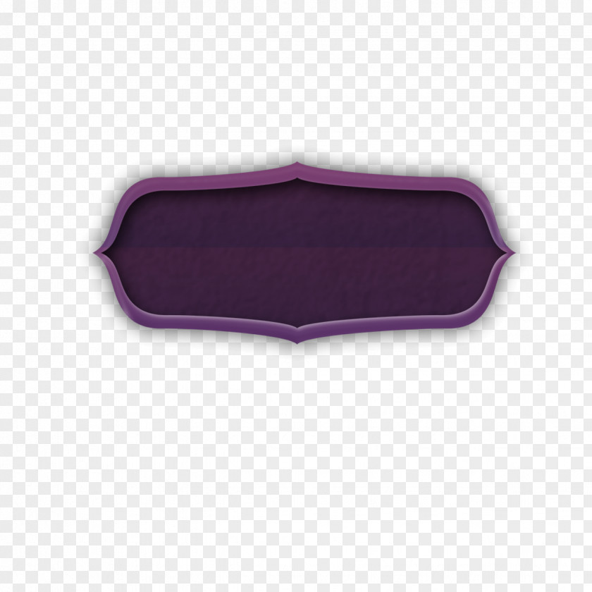 Purple Irregular Border Rectangle PNG