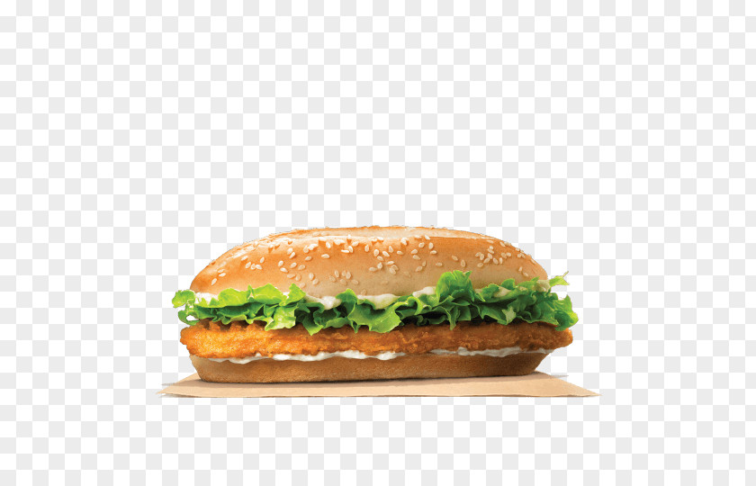 Burger King Chicken Sandwich Specialty Sandwiches TenderCrisp Whopper Hamburger PNG
