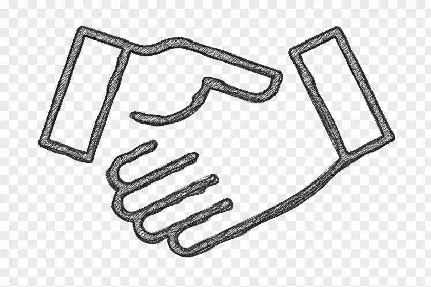 Gesture Hand Business & SEO Icon Agreement Handshake PNG
