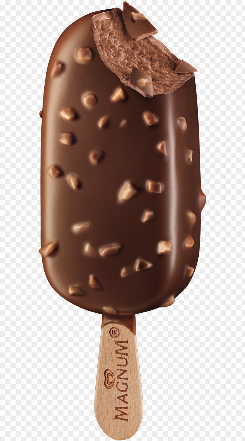 Ice Cream Chocolate Praline Magnum Cones PNG