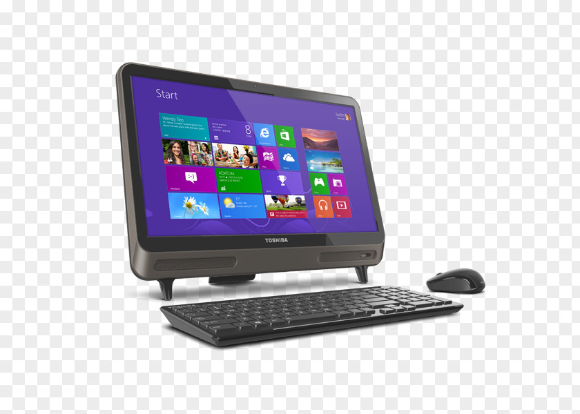 Laptop All-in-one Intel Core I7 Toshiba Desktop Computers PNG