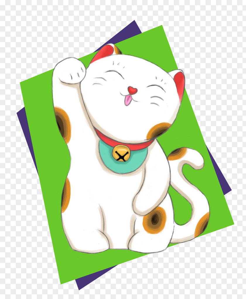 Maneki Neko Cartoon Clip Art PNG