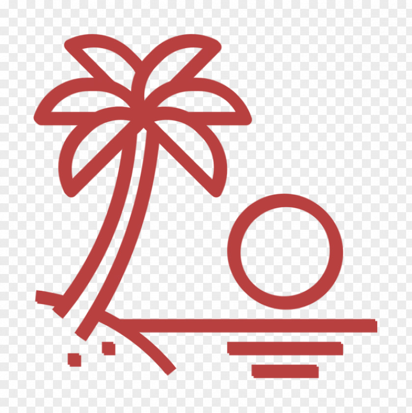 Symbol Summer Icon Sunset Beach PNG
