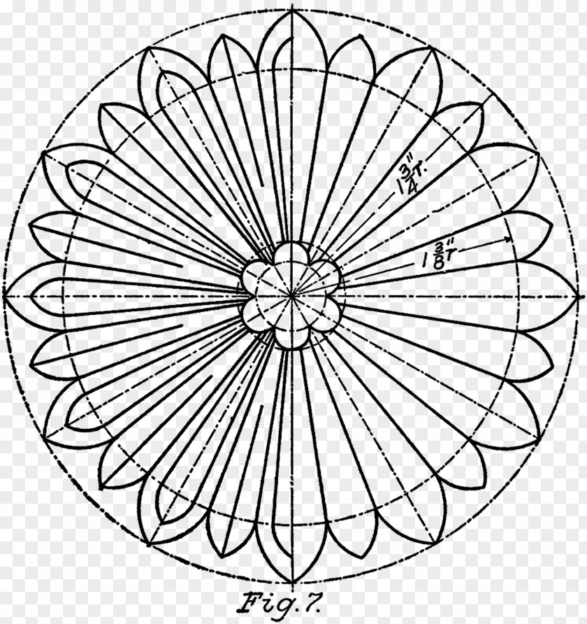 Circle Protractor Architecture Silk PNG