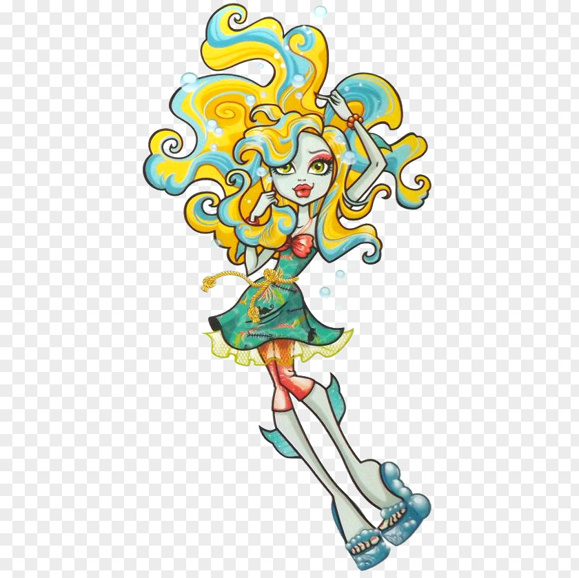 Doll Lagoona Blue Monster High Bratz PNG