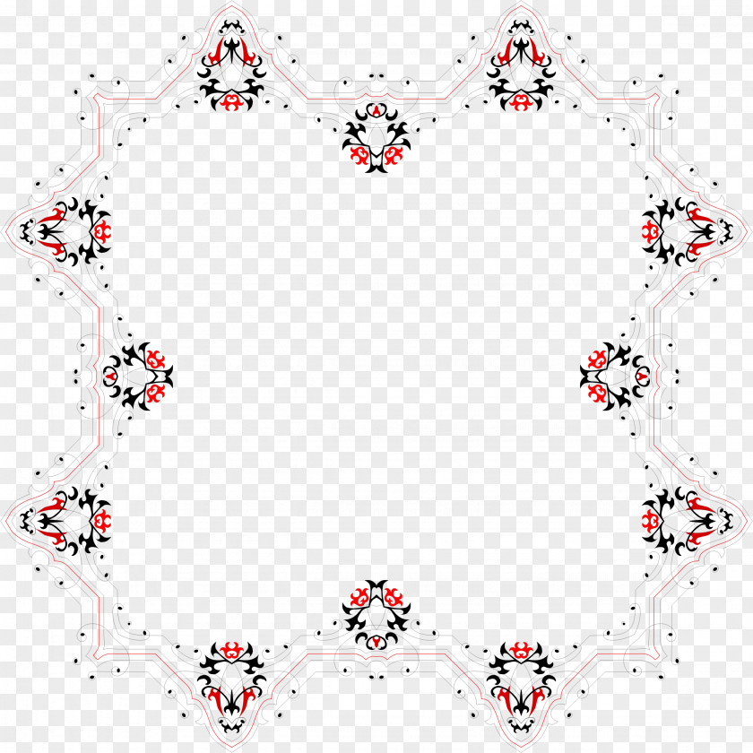 Flourish Art Museum Symmetry Pattern PNG
