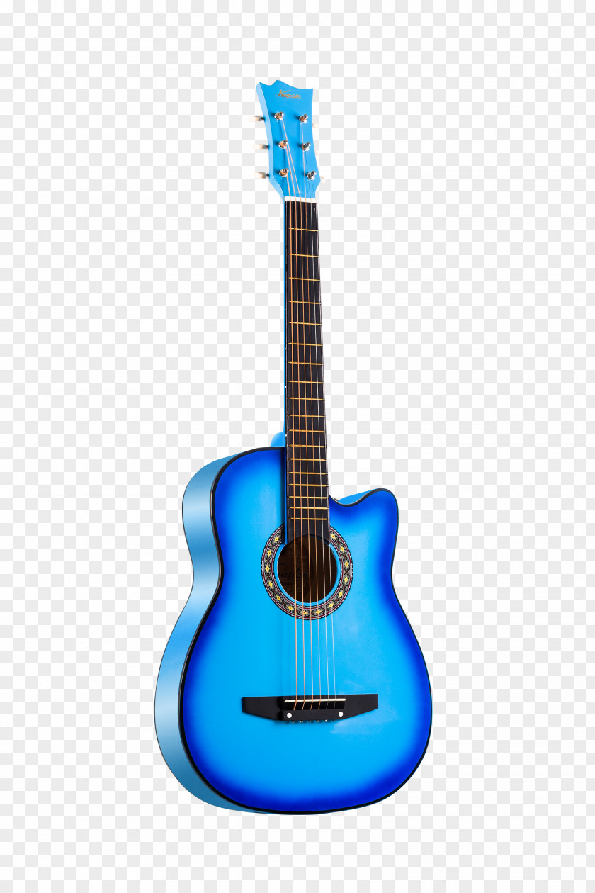 Guitar Fine Instrument Blue Acoustic Tiple Acoustic-electric PNG