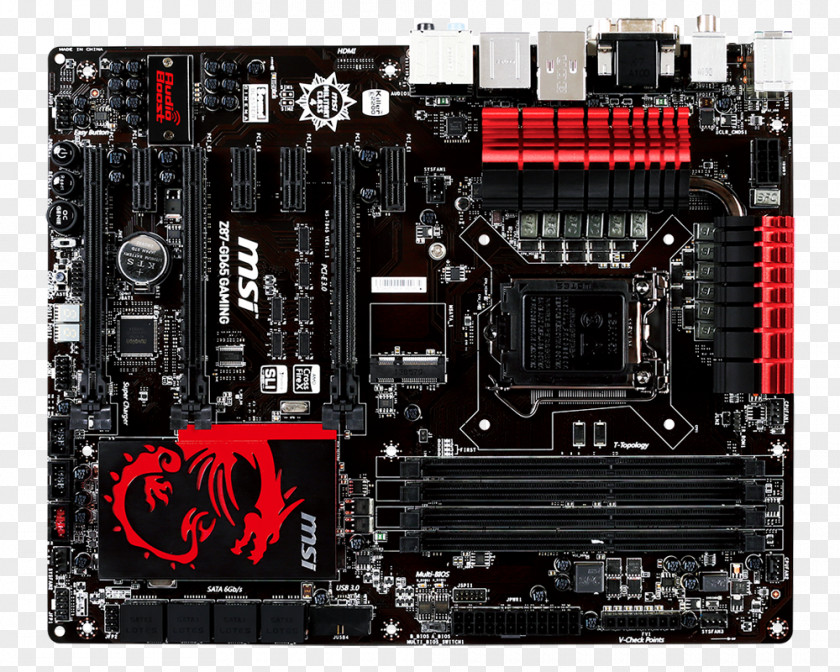 Intel LGA 1150 Motherboard MSI ATX PNG